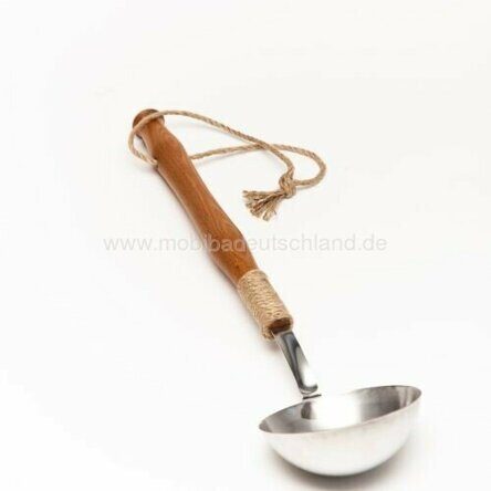 Aufgusskelle 0,3L Edelstahl mit Holzgriff